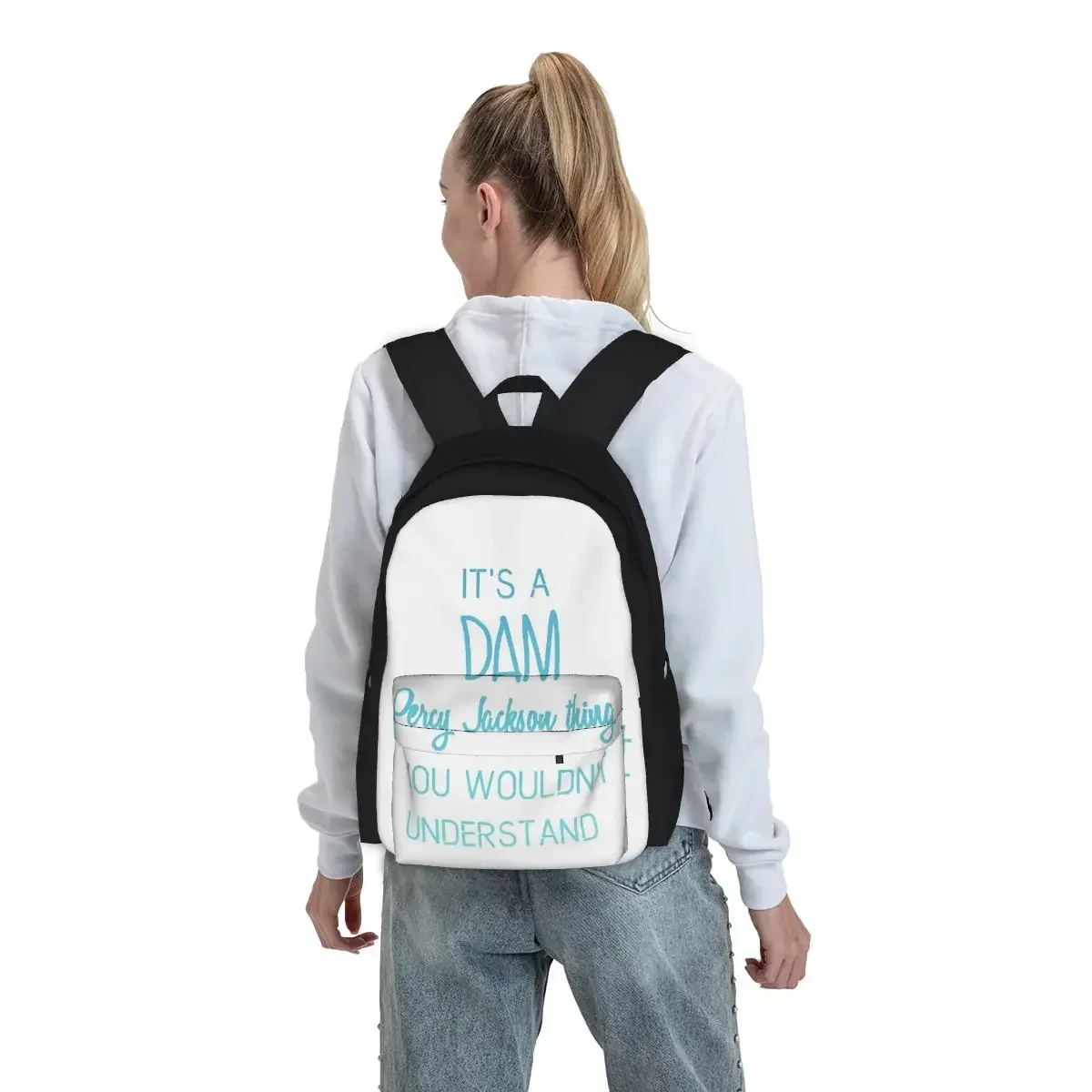 Dam Percy Jackson Thing Backpacks Boys Girls Bookbag Children School Bags Cartoon Kids Rucksack Laptop Rucksack Shoulder Bag