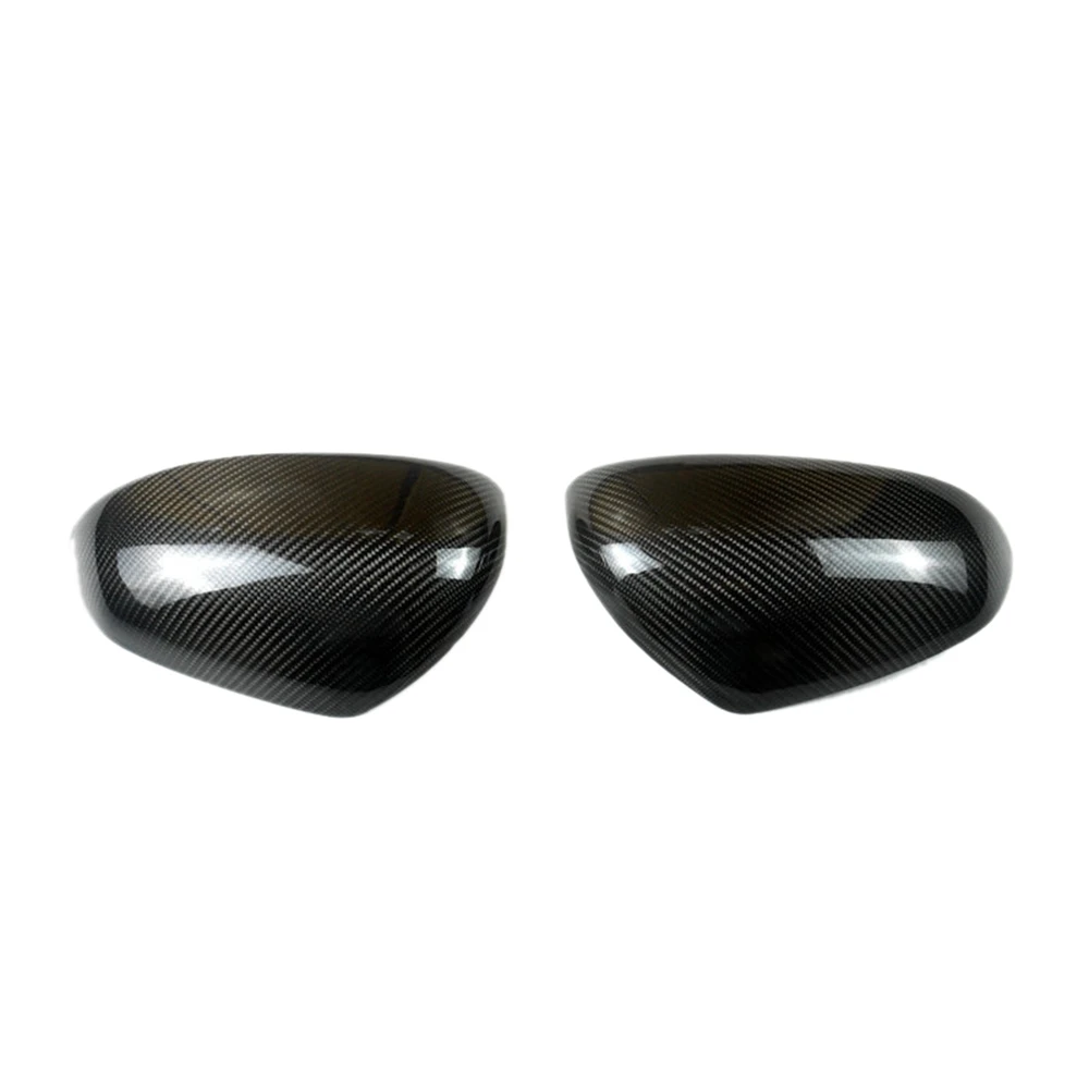 

Real Carbon Fiber Mirror Cover Rearview Side Mirror Cap for Mercedes-Benz Smart W453 2015-2021