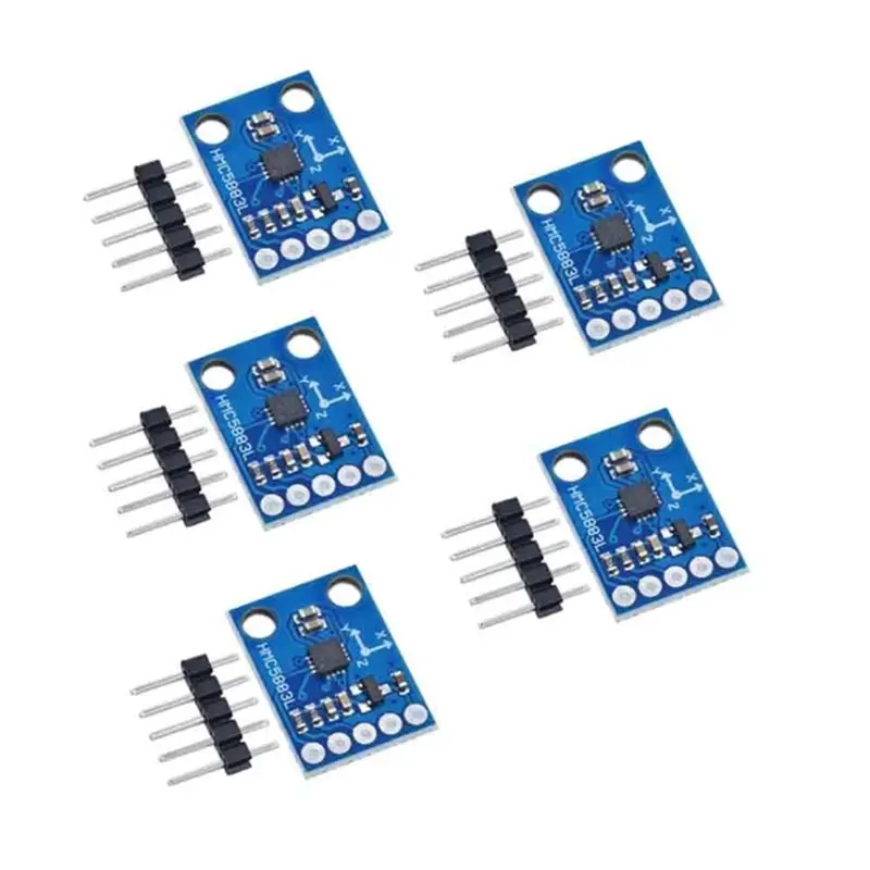 hot-5pcs-hmc5883l-electronic-compass-module-triaxial-magnetic-field