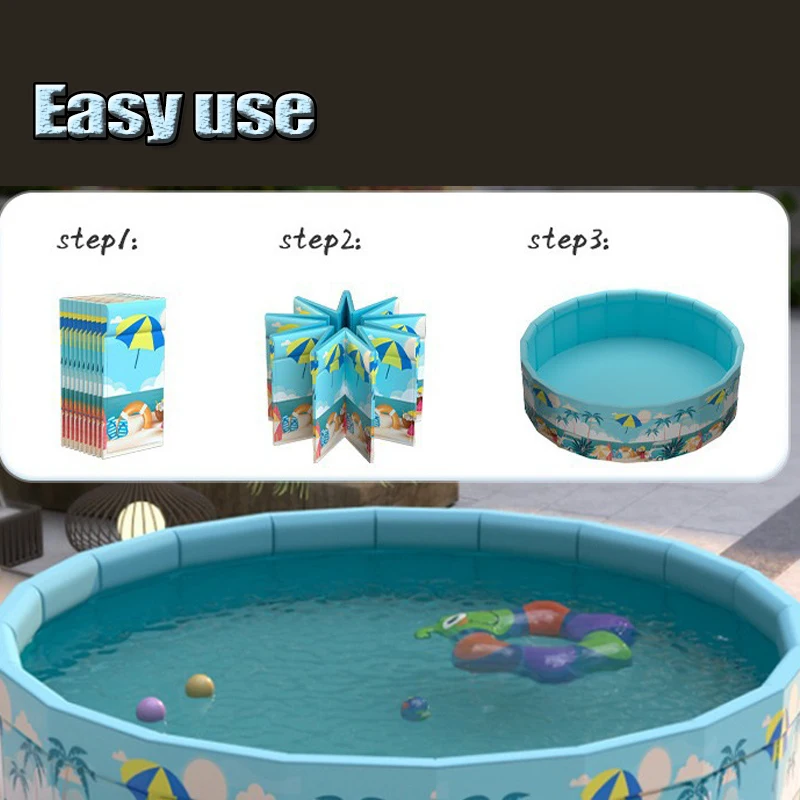 สระว่ายน้ําทําให้พองพับสระว่ายน้ําครอบครัวขนาดใหญ่ 5 วินาทีเปิดฟรีติดตั้งเด็กในครัวเรือนสระว่ายน้ําอาบน้ําในร่มกลางแจ้ง