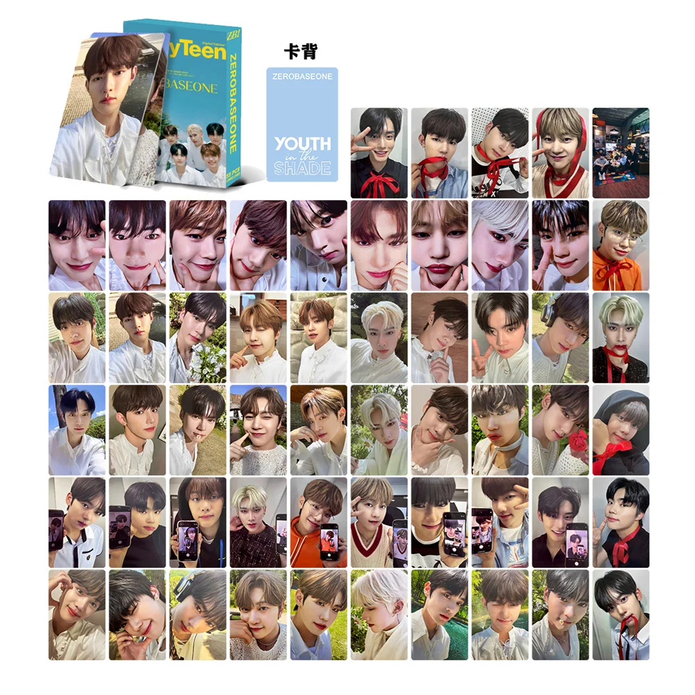 55pcs Kpop ZEROBASEONE ZB1 Photocard Albums MELTING POINT Lomo Card ZHANGHAO SUNG HAN BIN RICKY Postcard Collection Card