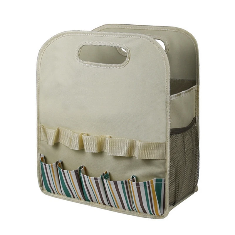 Garden Tool Bag Oxford Fabric Garden Bag For Gardening Tool Kit Portable Multi-Pocket Tools Organizer Storage Bag