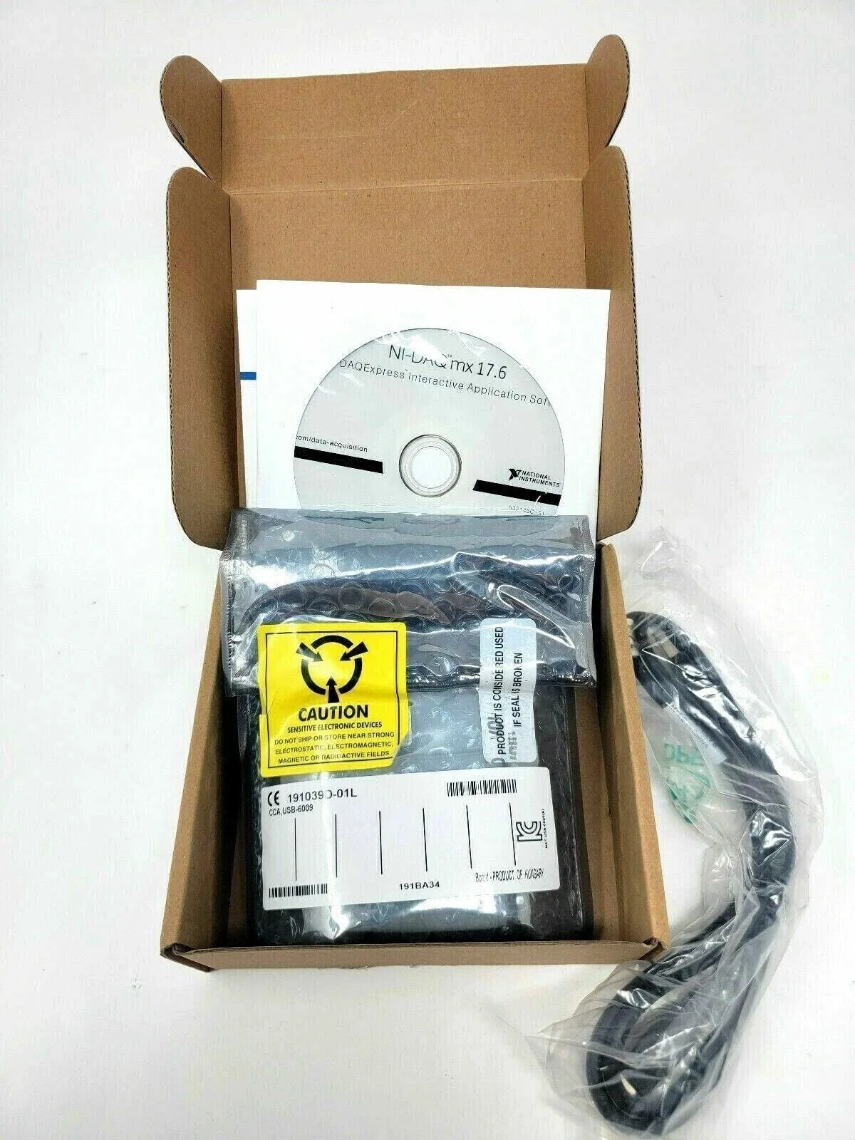 NI USB-6009 USB Data Acquisition Card Multifunction USB DAQ 779026-01