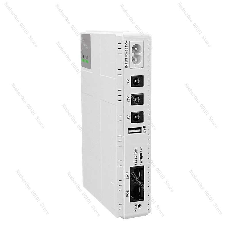Mini UPS 12V Emergency Power, Uninterruptible Battery Backup Supply with Life Monitoring, for Home Office Use