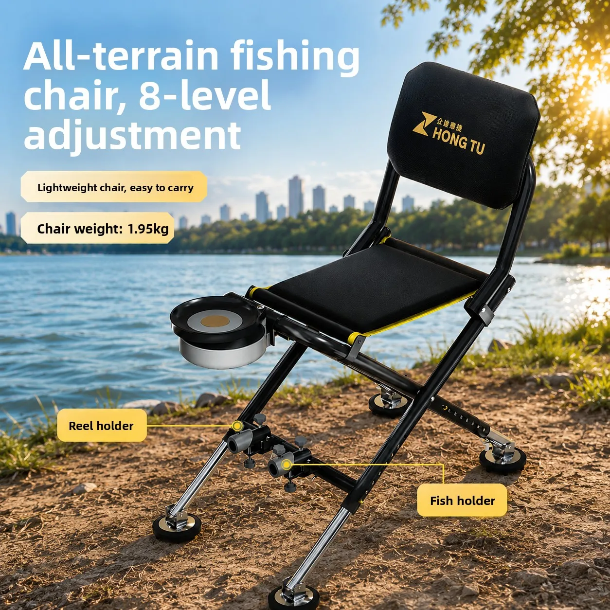 chaise-de-peche-pliante-portable-d'exterieur-tout-terrain-legere-equipement-de-camping-et-de-voyage-acier-au-carbone-tissu-oxford-robuste