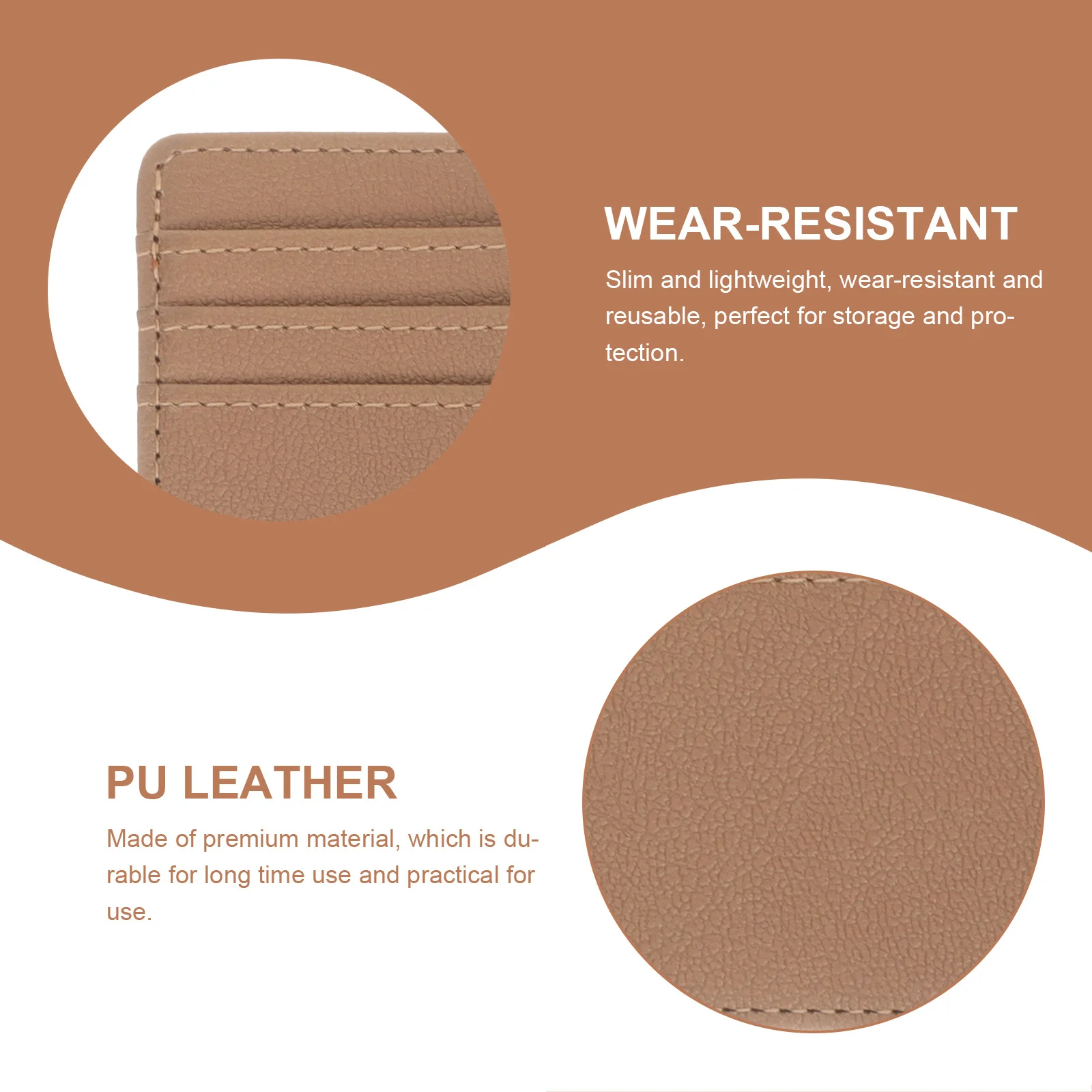 قطعتان من أكمام بطاقات حماية إزالة المغناطيسية من البولي يوريثان، غطاء حماية لبطاقة الائتمان لبطاقة الائتمان لطلاب المكتب للاستخدام التجاري