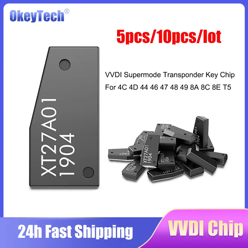 

Супер чип OkeyTech VVDI XT27A01 XT27A66 для чипа транспондера ID46/40/43/4D/8C/8A/T3/47 для VVDI2 VVDI Key Tool/Mini Key Tool