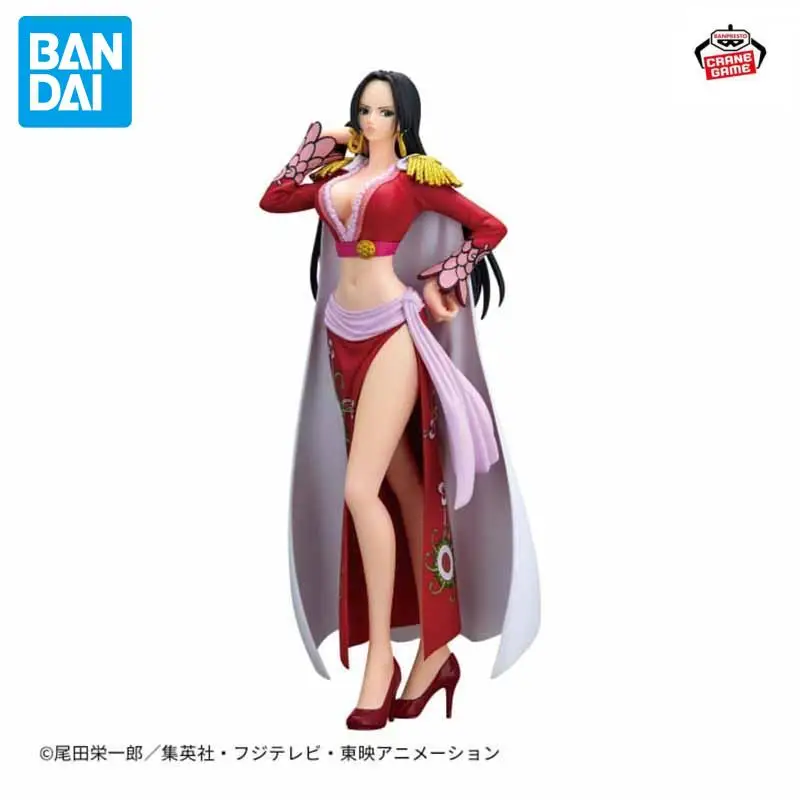 

Original BANDAI In Stock BANPRESTO ONE PIECE GLITTER-GLAMOURS-BOA.HANCOCK-II PVC 22CM Anime Figure collect Model Toy Gift