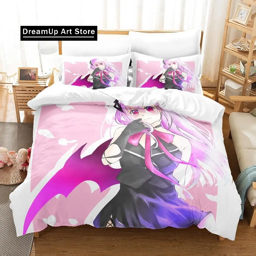 3D Print Anime Engage Kiss Bedding Set Boys Girls Single Twin Queen Full Size Duvet Cover Pillowcase Bed Adult Bedroom