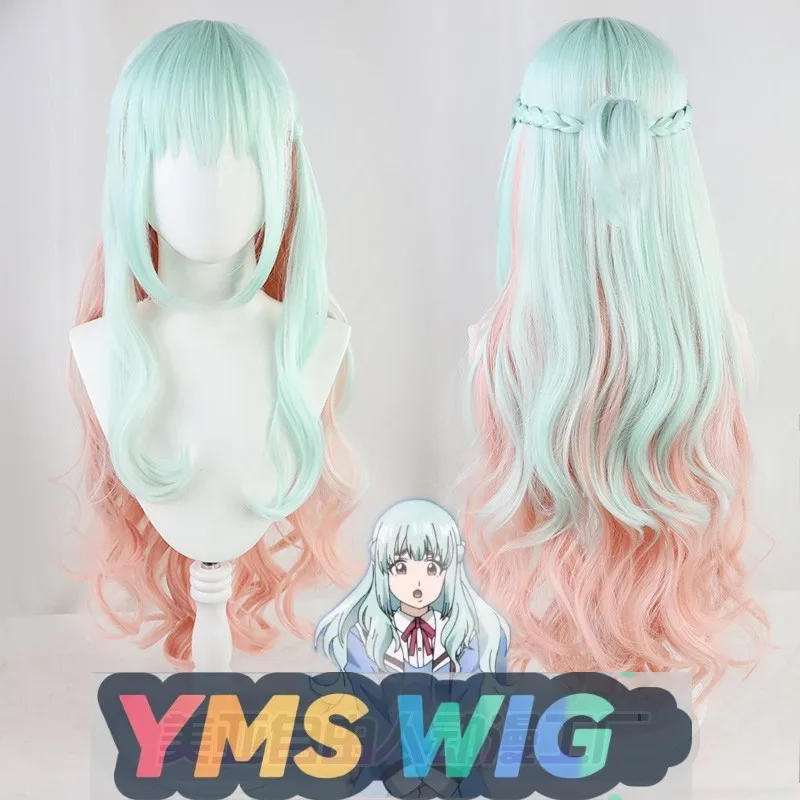 

【YMS WIG】Sky Violation Shinsaki Kukuritsu Cosplay Wig Gradient Curly Hair Anime Version Color In Stock