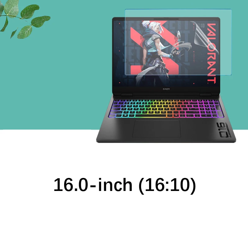 2X Anti Blue Light and Anti Glare Screen Protector Guard for HP OMEN MAX 16 inch Gaming Laptop 16-ah 16-am 16