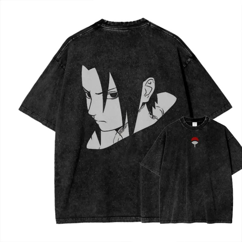 

Футболка Sasuke Chidori с принтом Наруто, винтажная, оверсайз, в стиле ретро, аниме, Harajuku, уличная одежда, мужская одежда с графическим принтом