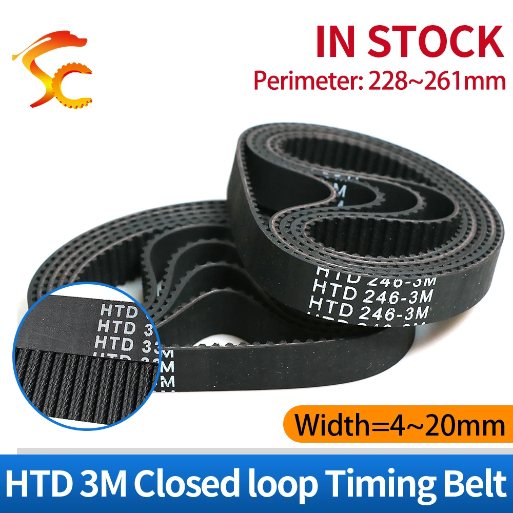 HTD3M Timing Belt L…
