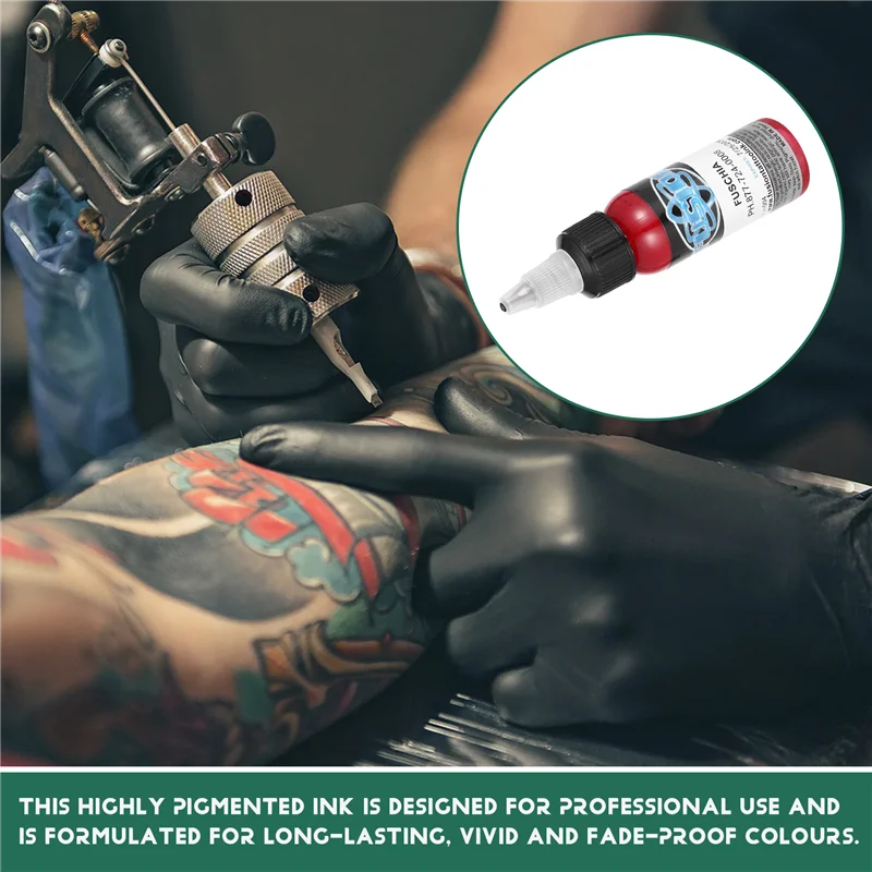 

A66Z Tattoo Ink 16 Colors Set 1 Oz 30Ml/Bottle Pigment Kit 3D Makeup Beauty Ink