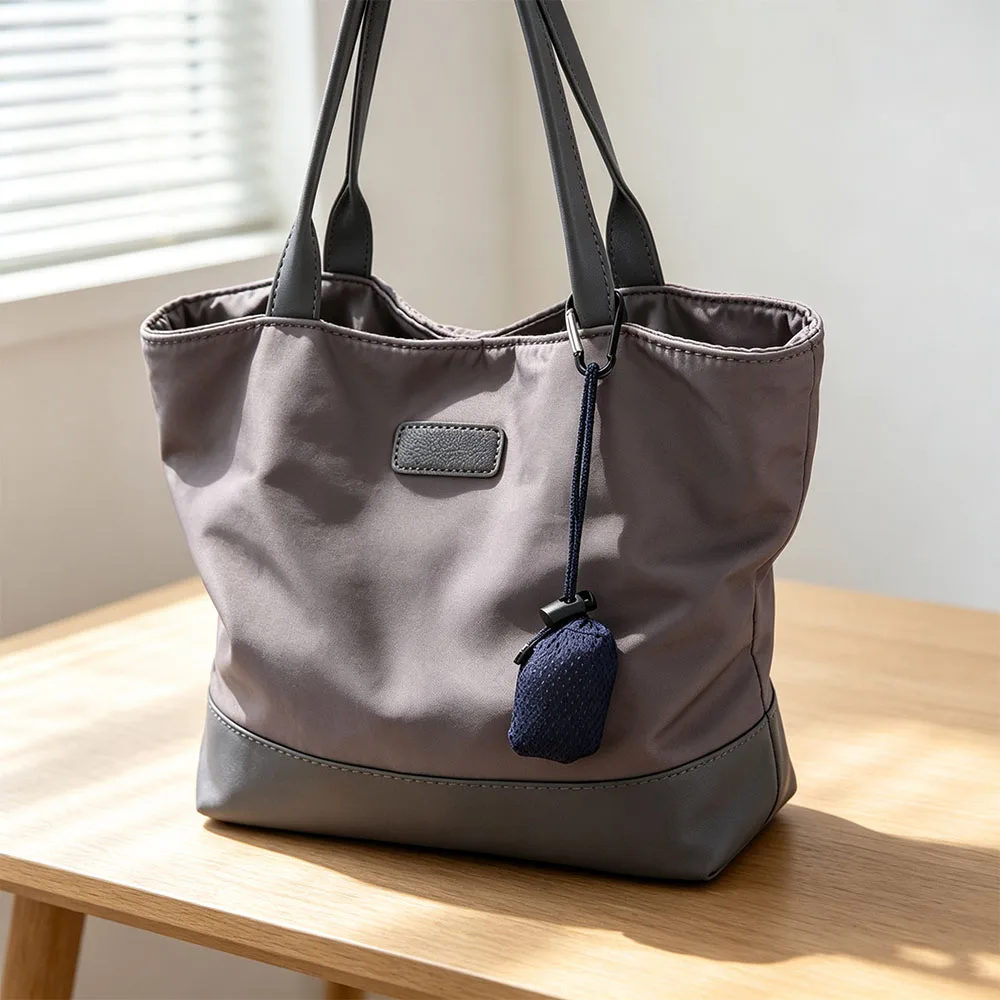 Portable Nylon Folding Shopping Bag Durable Nylon Reusable Tote Bag Folding Mechanism Waterproof Material Ultra-light Eco Bag