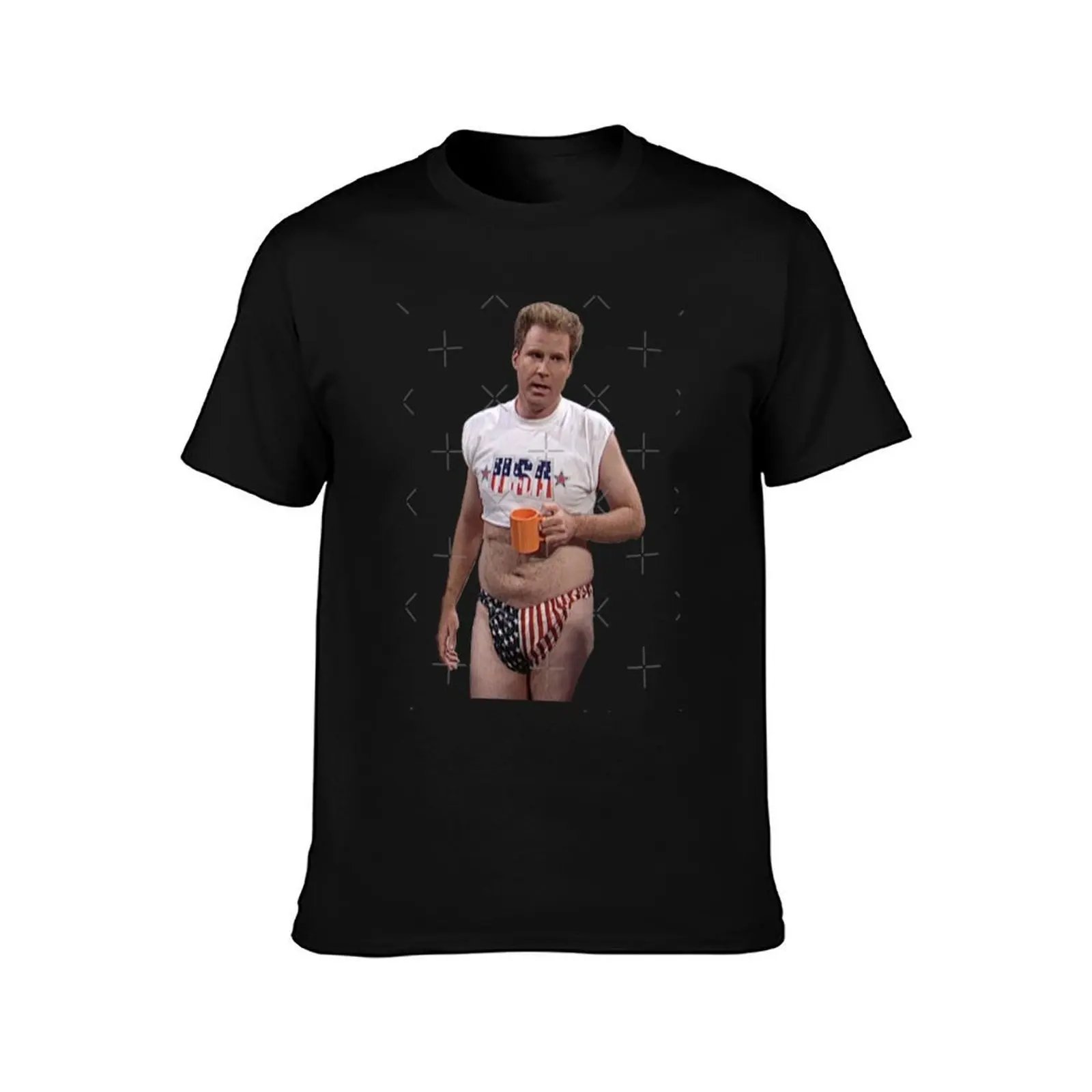 Will Ferrell - 4th of July - SNL Classic T-Shirt, Summer Casual Cotton Tee, Oversized Streetwear Tops, Vintage Graphic Print