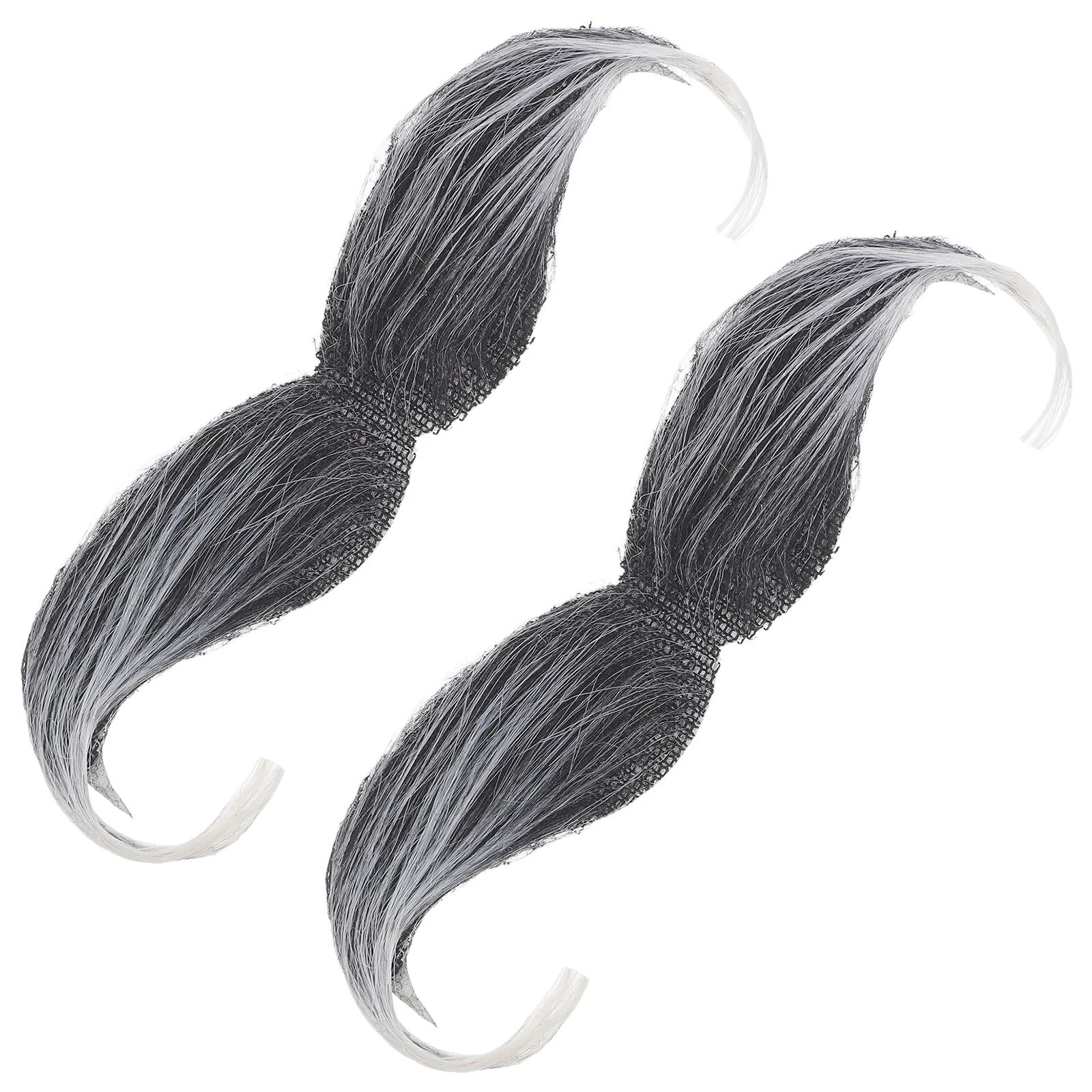 2 Pcs Fake Beard Realistic Halloween Costume Props Bridal Groom Decor Party Accessory Simulation