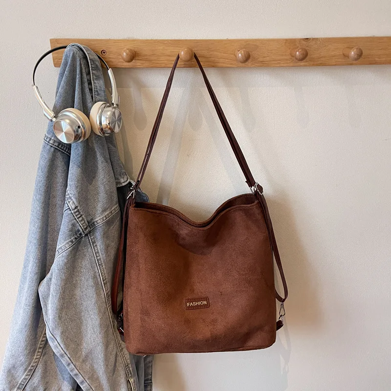 حقيبة يد من جلد البولي يوريثان للنساء ذات سعة كبيرة للتنقل على حقيبة كتف يدوية مربعة أفقية