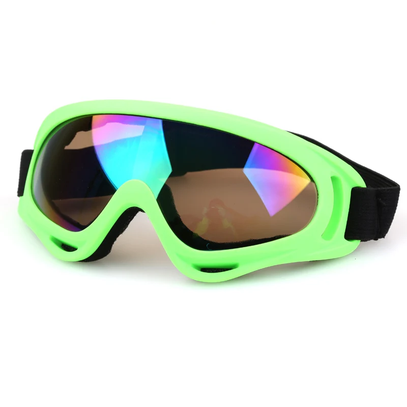 Colorful frame multi-color ski glasses X400 anti ultraviolet and windproof sports ski glasses snow goggles