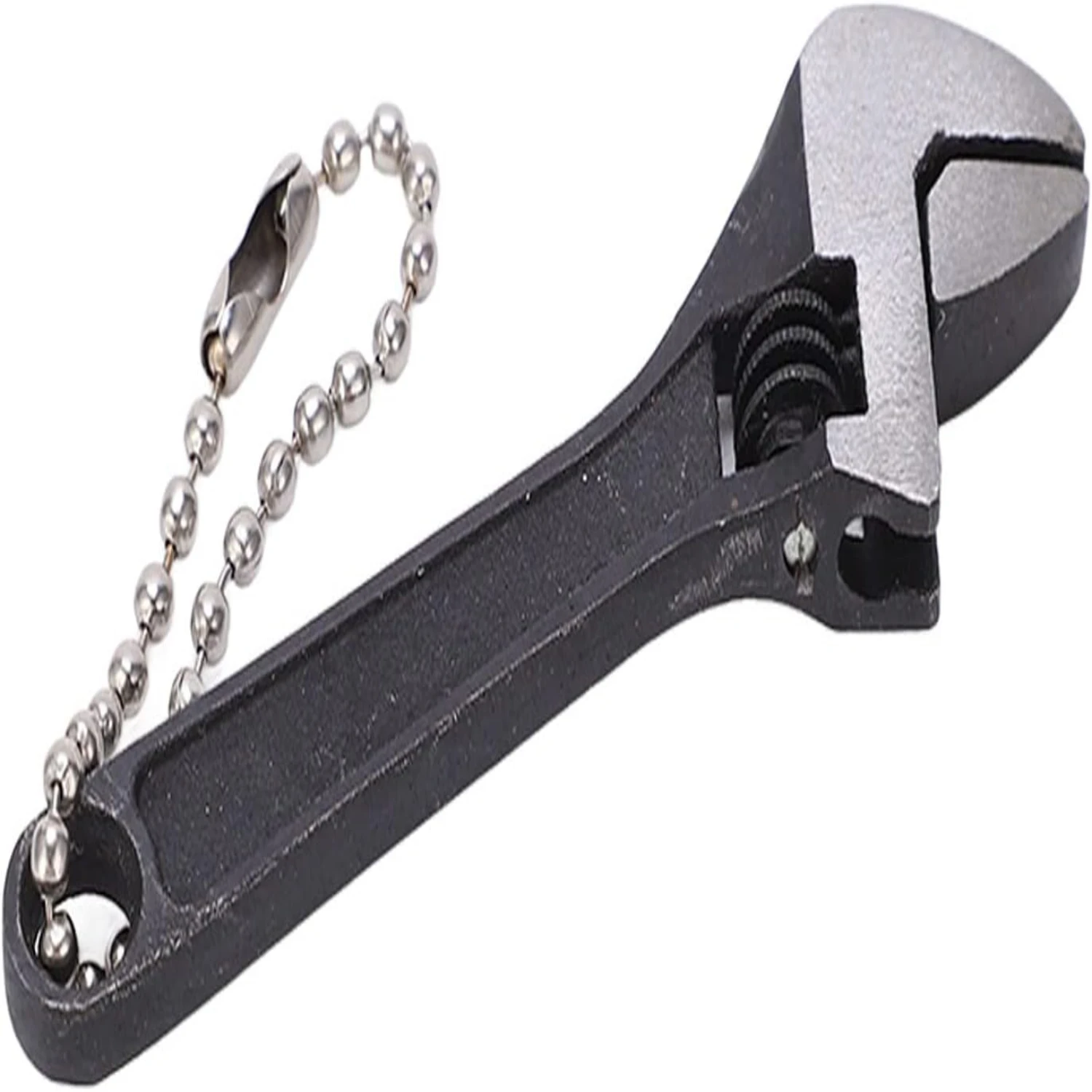 

Portable and Versatile Professional High Hardness Steel Galvanized Adjustable Mini Spanner Wrench with Keychain for Industrial N