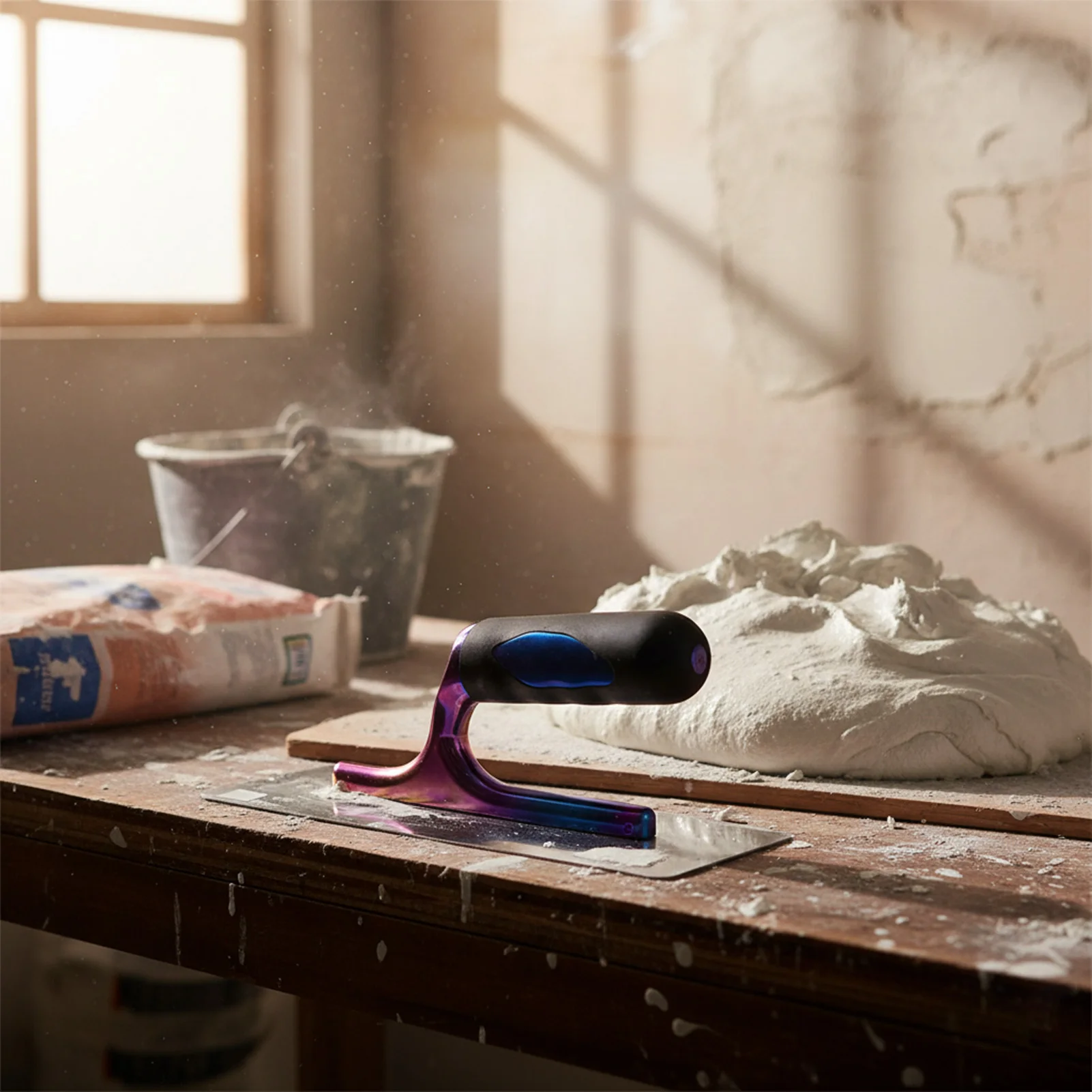 Silica Schlamm Form Ton Farbe Kitt Messer Kelle Edelstahl Runde Ecke Kelle Venezianischen Gips Polieren Werkzeug Für