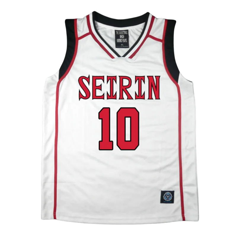 Anime New Style Kuroko Tetsuya No Basuke SEIRIN Kagami Taiga #10 Tsuchida Satoshi Hyuga Costume Basketball Jersey Cosplay Shirt