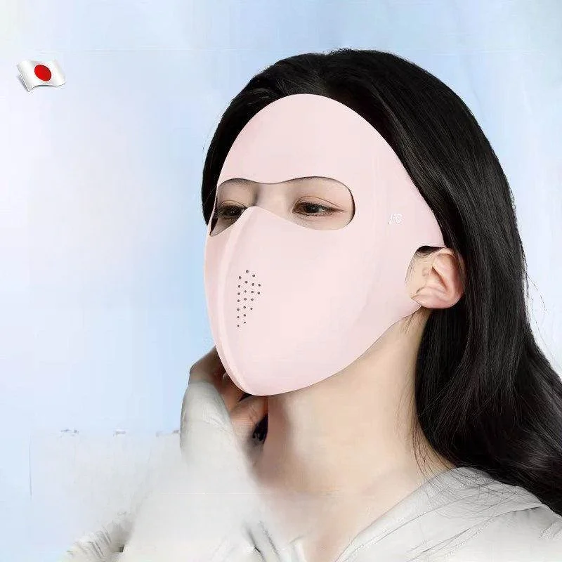 

Women's Full Face Breathable UV Protection Mask Ice Silk Sunscreen Face Shield 3D Stereo High Aesthetic Value Summer Mask