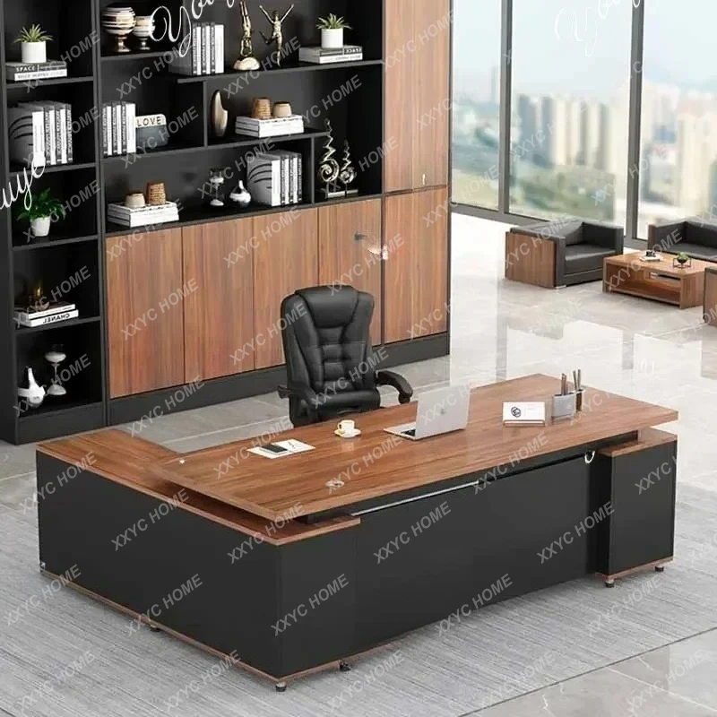LCorner Storage Office Desk Gaming Bedroom Luxury Drawers Laptop Office Desk Computer Home  Modern Furnitur