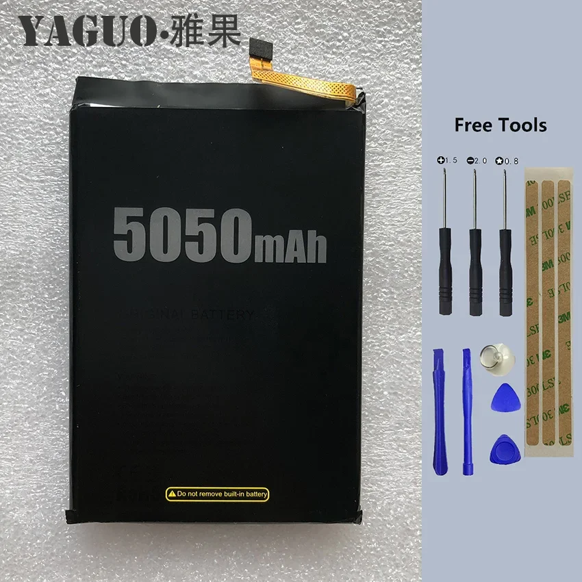 

100% New Original Battery Replacement 5050mAh Smart Phone Parts backup battery for Doogee BL5000 + Free Tools