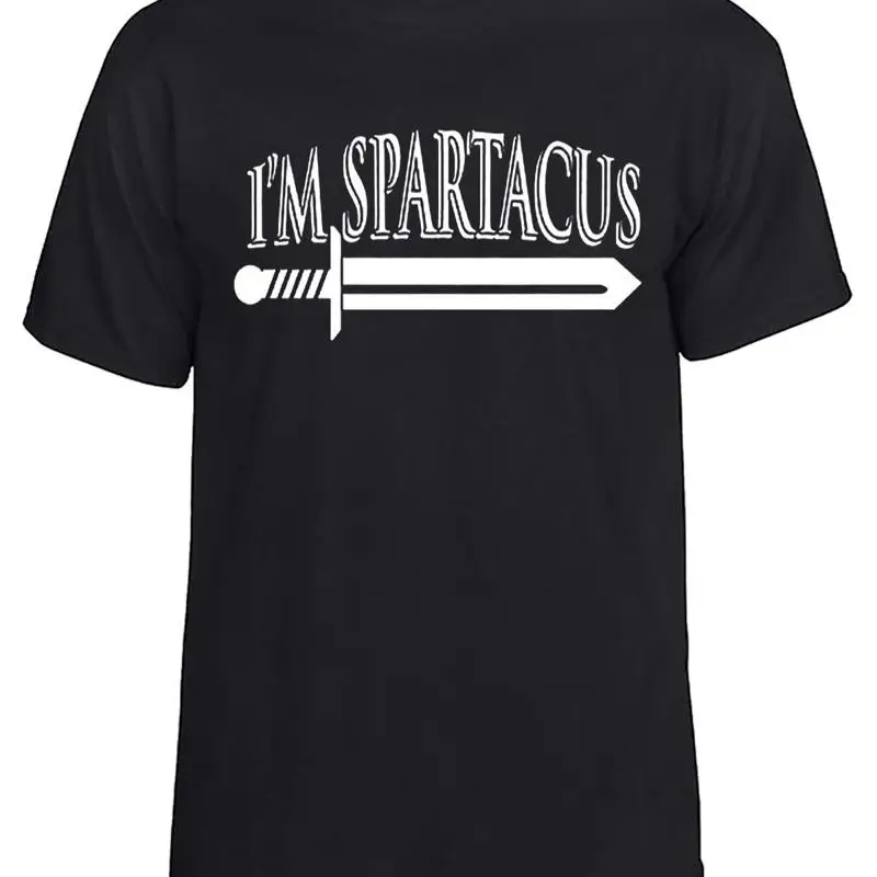Мужская футболка «Я Спартак», забавная подарочная футболка в стиле «без исторической фигуры»
