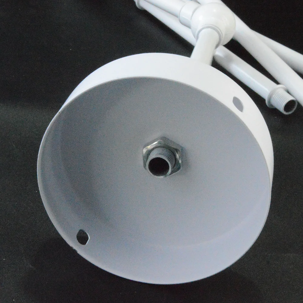 2PCS/Lot M10 * 1 Hollow Rod Tube External Teeth Hollow Metal Rod Lighting Accessories Lamp Double-headed
