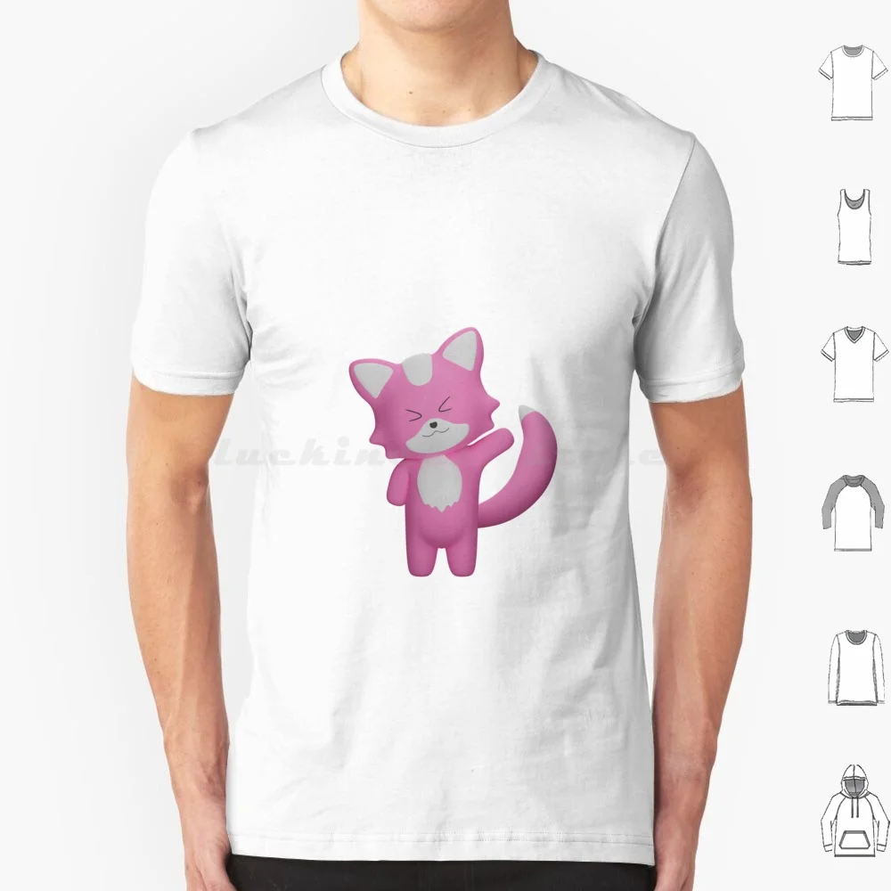 

Привет, мое имя Патриси! Футболка из хлопка для мужчин и женщин с принтом «сделай сам», лиса, животное, милые забавные животные, розовый, эстетический, котенок, каваи