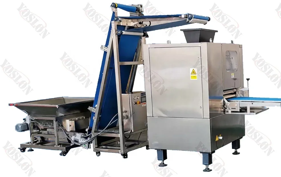 Continuous Automatic Hydraulic Bread Dough Cut Pizza Pita Small Dough Ball Divider Cutter Rounder Machine