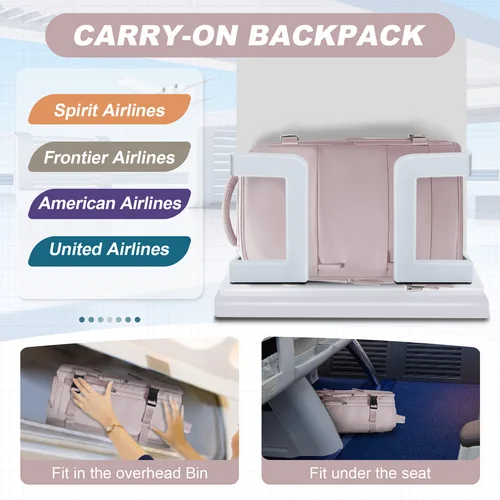 Imagen 2 del producto Mochila de viaje para hombre y mujer, bolso de cabina, equipaje de mano Ryanair, mochila de viaje de 40x20x25, mochila universitaria, bolsa para ordenador portátil, mochila eastpak