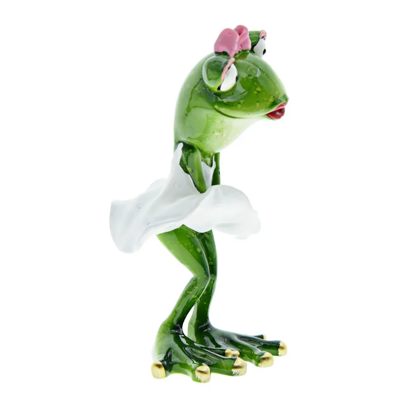 Artificial Resin Frog MYBLUE Crafts For Home And home Ornaments