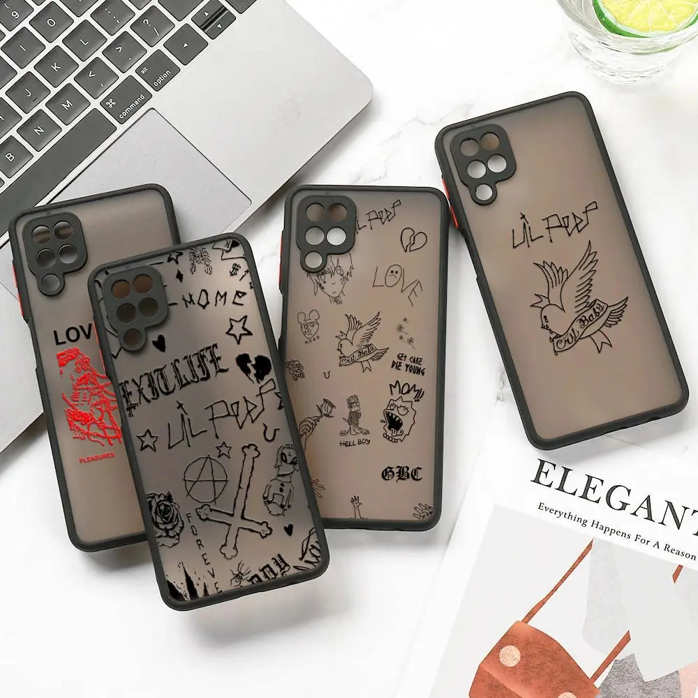 Rapper Lil Peep Hell Boy Coque For Samsung A50 A30 S A20 A70 A7 Cover Galaxy Note 20 Ultra 10 M30s M21 M32 M51 Matte Clear Cases