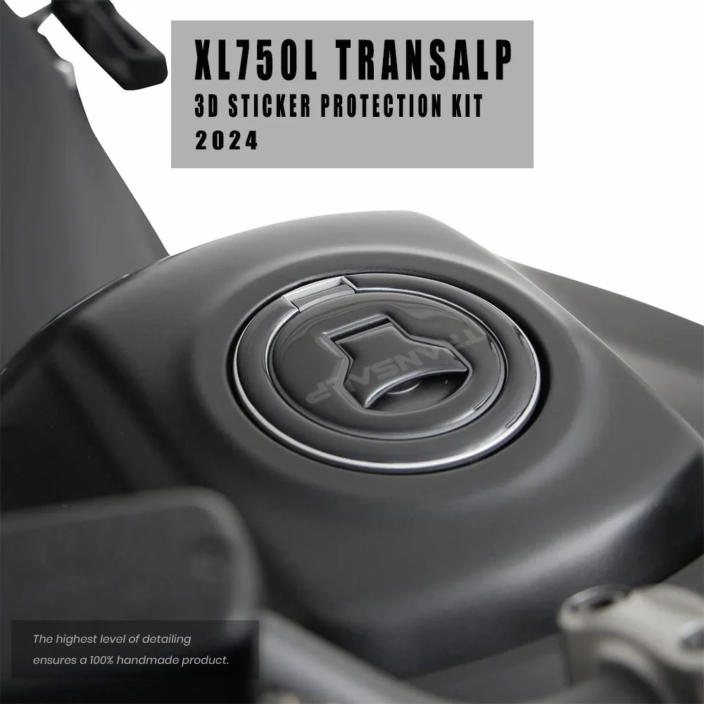 

TransAlp 750 для мотоцикла XL750, 3D эпоксидная наклейка, защитный комплект, декоративная крышка топливного бака, аксессуары 2024-