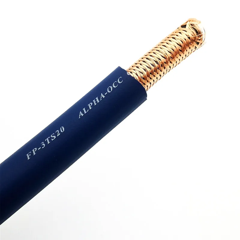 Japan Furutech FP-3TS20 New Alpha Series OCC Single Crystal Copper Blue Ribbon Fever Pure Copper Audio Power Cord