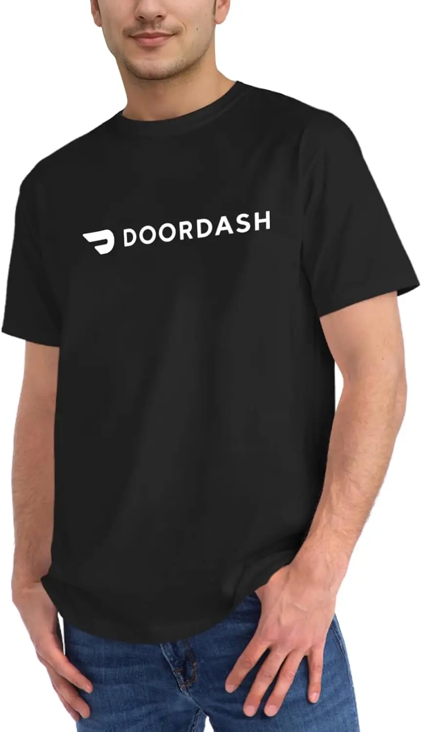 Camiseta Door Delivery Dash para hombre, camiseta cómoda para comida, camiseta de trabajo encantadora, rápida y cómoda