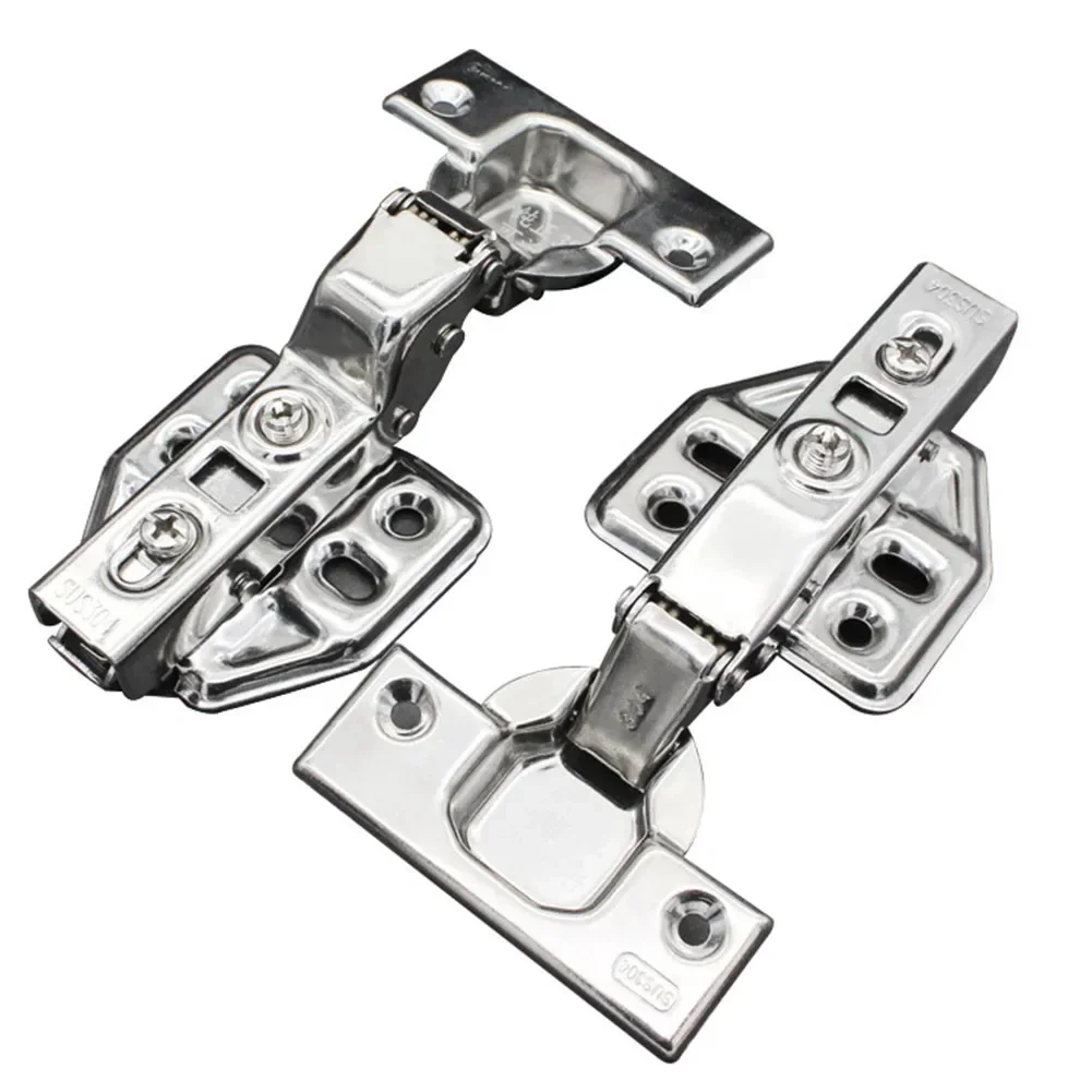 35mm Stainless Steel Hinge Damping Buffer Hydraulic Hinge Cabinet Door Spring Hinge Damper Buffer Closing Cupboard Furniture USE