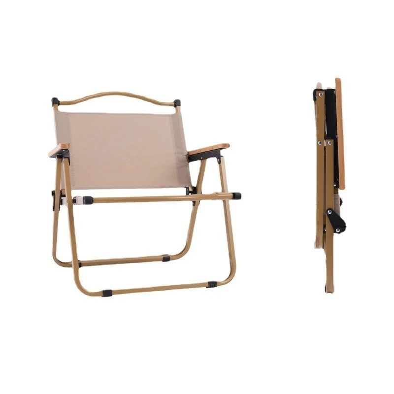 

Outdoor Folding Chair Ultra Light Portable Outdoor Fishing Simple Backrest Camping Aluminum Alloy Beach Chair Kermit Chair