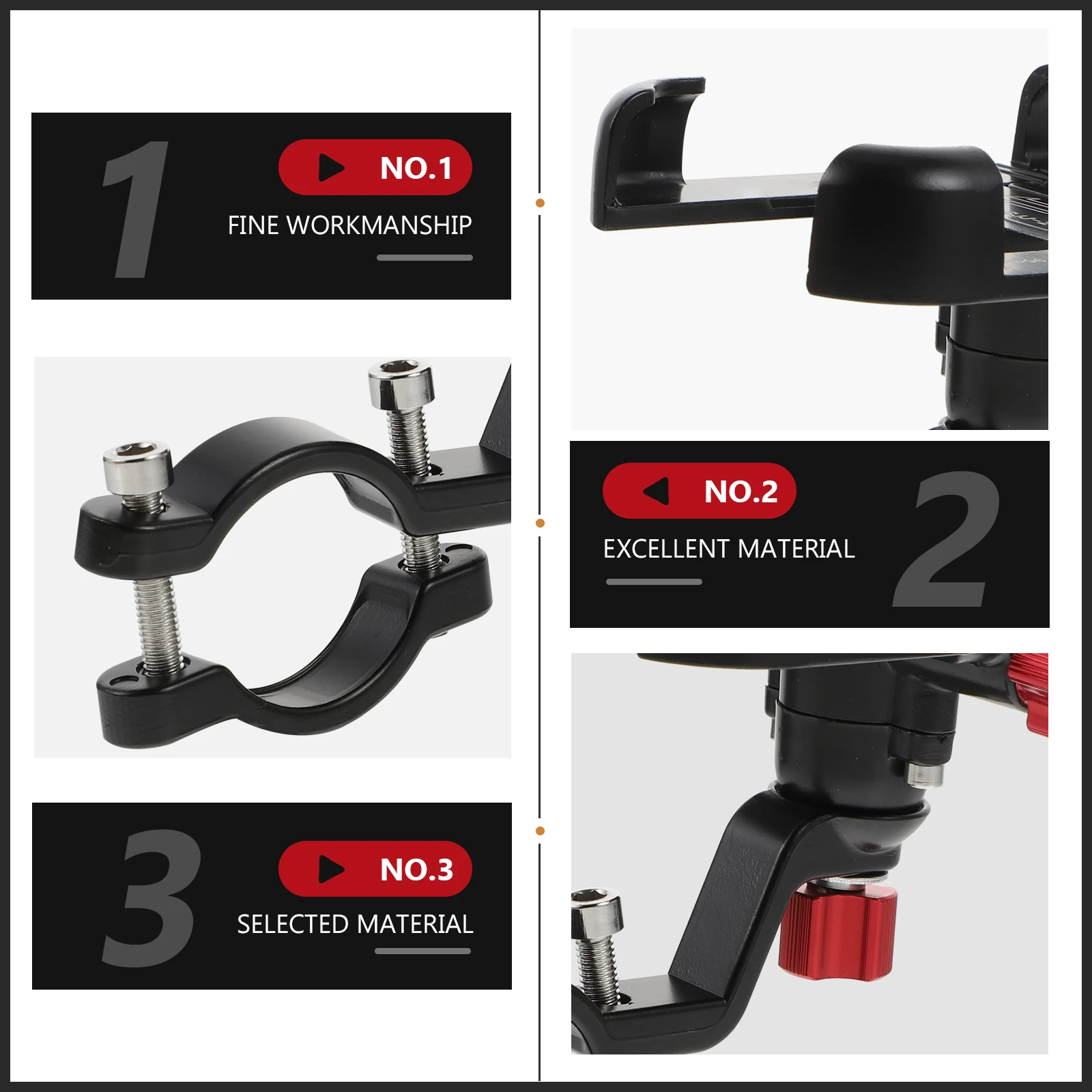 

Aluminum Alloy Phone Holder Bike Mount Adjustable Stand for Cellphone Motorcycle Electric Car Universal Bracket Accessories