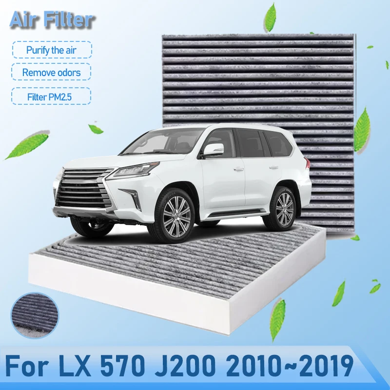 

Car Air Filter For Lexus LX 570 J200 2010~2019 2013 2014 2015 Car Filter Grid Conditioner Purifier Replacement Auto Accessories