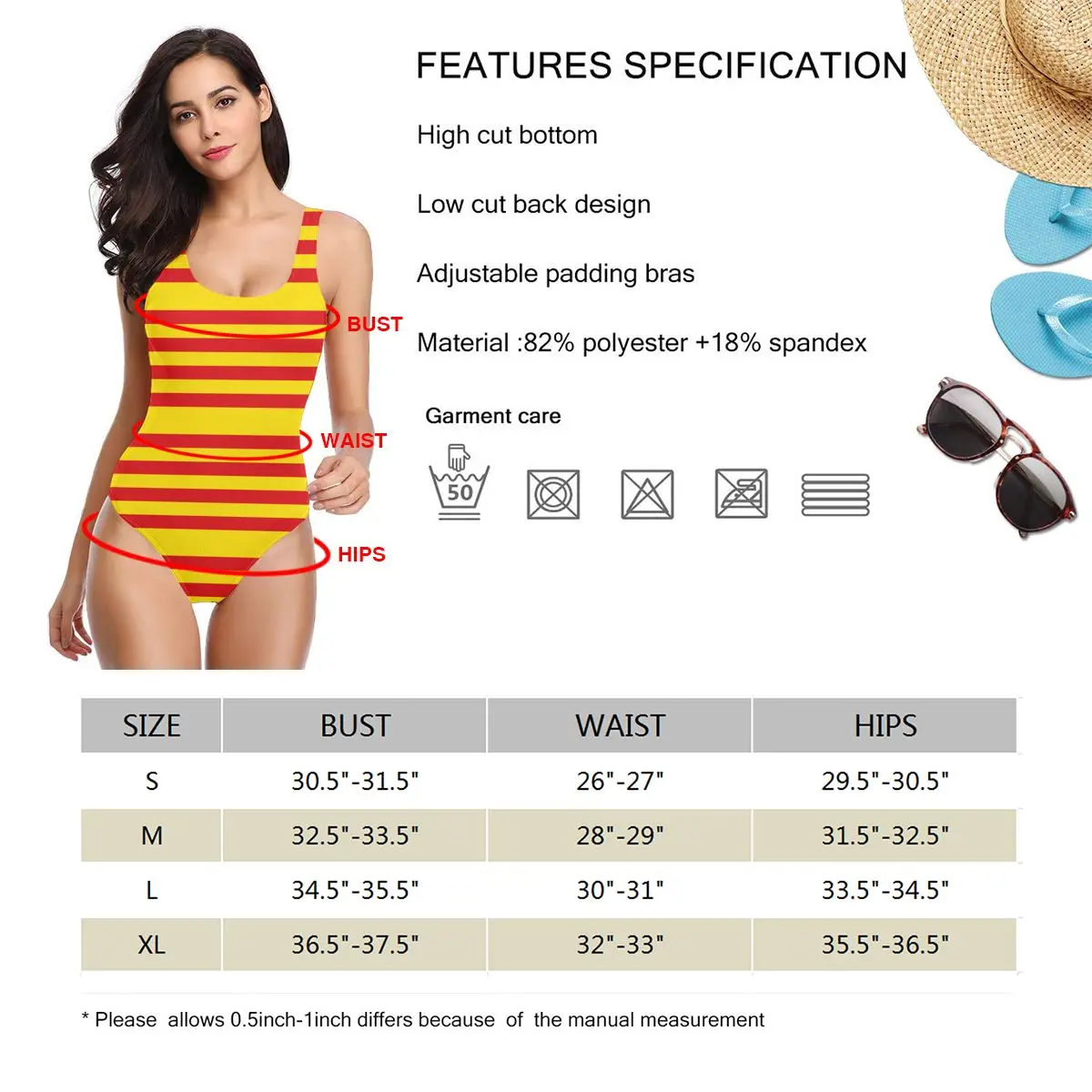 Flag Of Catalonia sexy Bikinis Women Swimsuit Low Waist comfortable Women beach Beach wear