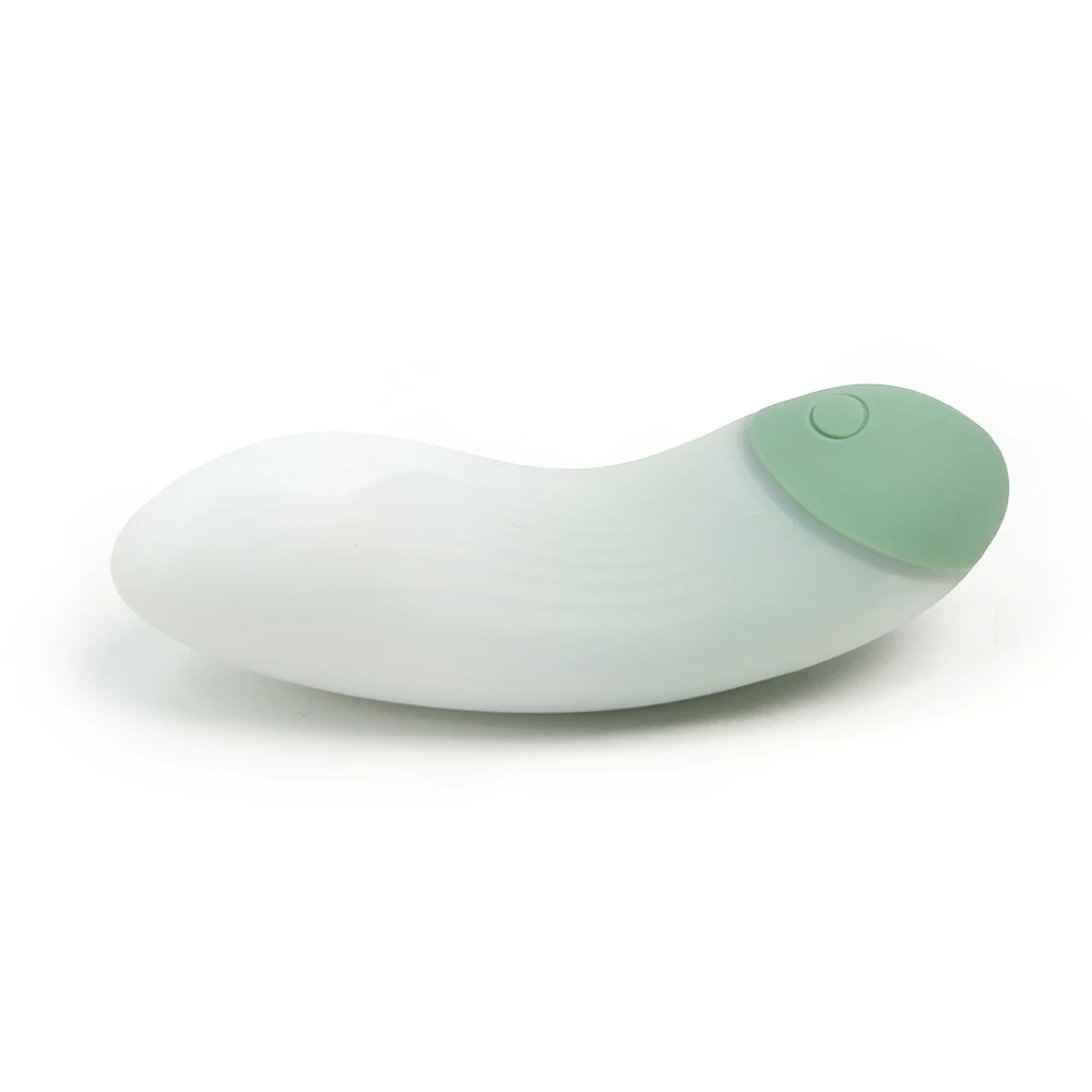 Wosilicone popular gradient design sex toys vibration leaf shape vibrator breast massager mini vibrator vaginal for women