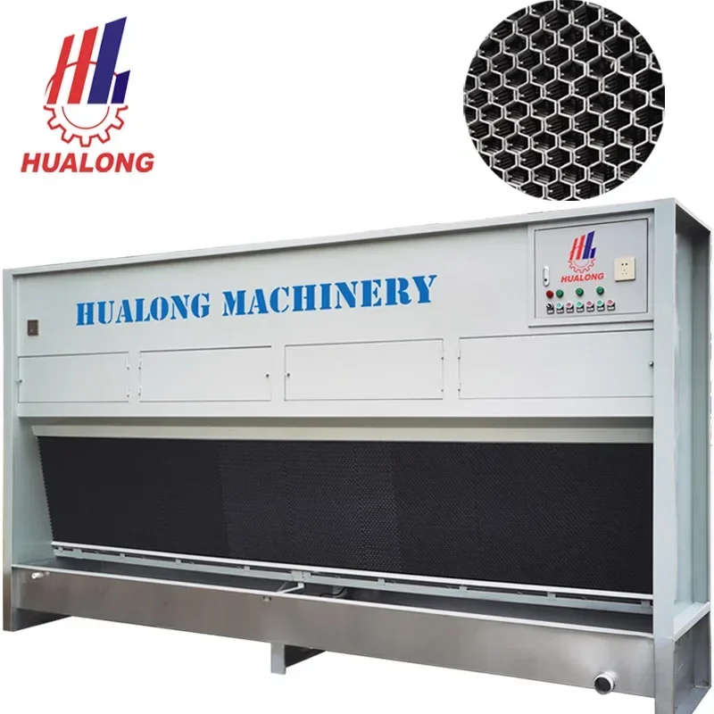 HUALONG machinery Environmental dusting cabinet booth Stone water wall wet Dust Extractor Collector water curtain for workshop