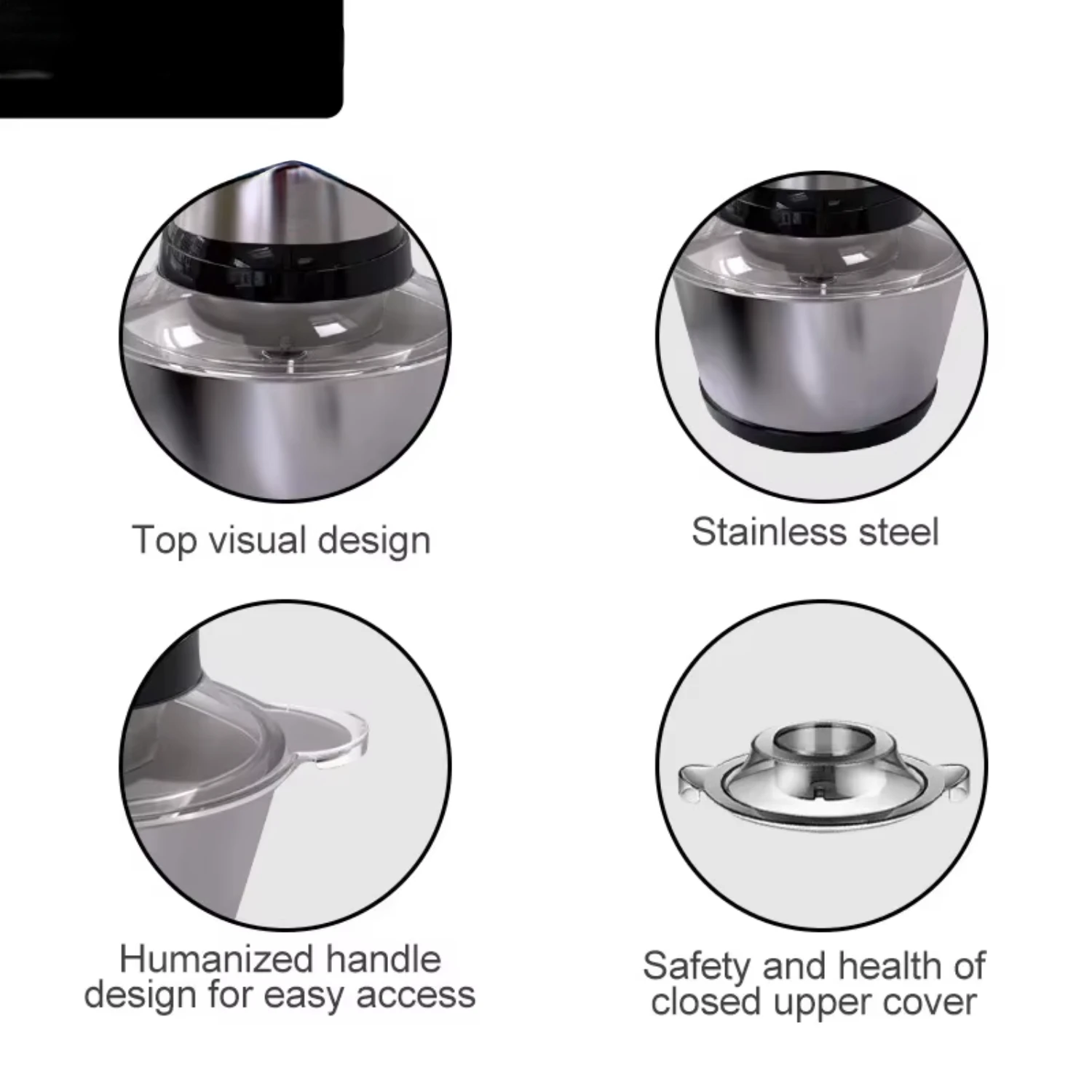 

Stainless Steel Meat Grinder Food Processor Chopper Kitchen Machines Vegetable Chopper Slicer Machine Household Grinder