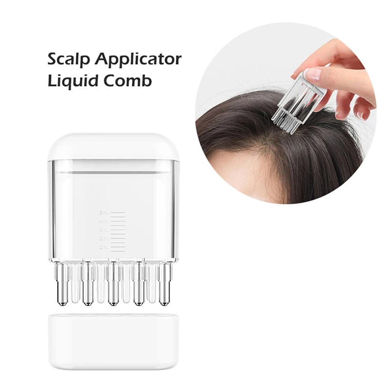 Scalp Applicator Liquid Comb for Hair Scalp Treatment Essential Oil Liquid Guiding Massager Comb Hair Growth Serum Oil Apply