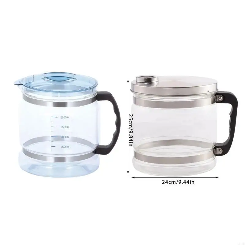 2025 جديد حاوية محطمة كبيرة في الحاوية المريحة ، زجاجة تجميع الماء للمختبر لمختبر آلة مقطرة