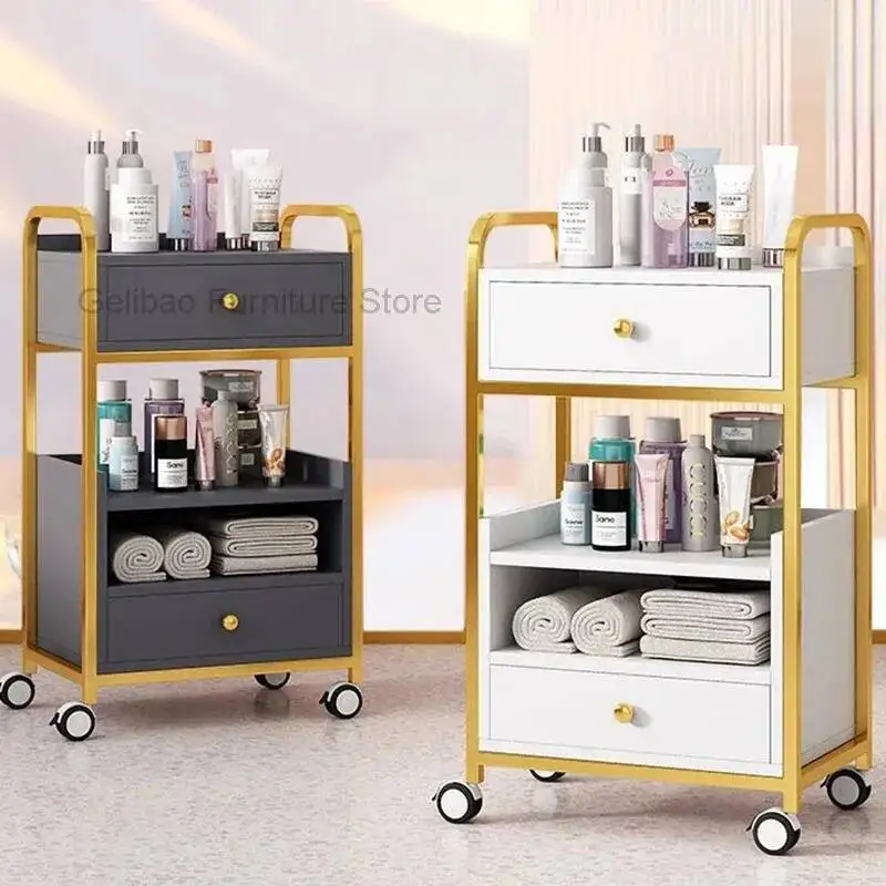 

Salon Beauty Station Furniture Trolley Cart Beauty Salon Trolley Make Beautician Cart Chariot De Rangement Salon Furniture ST011